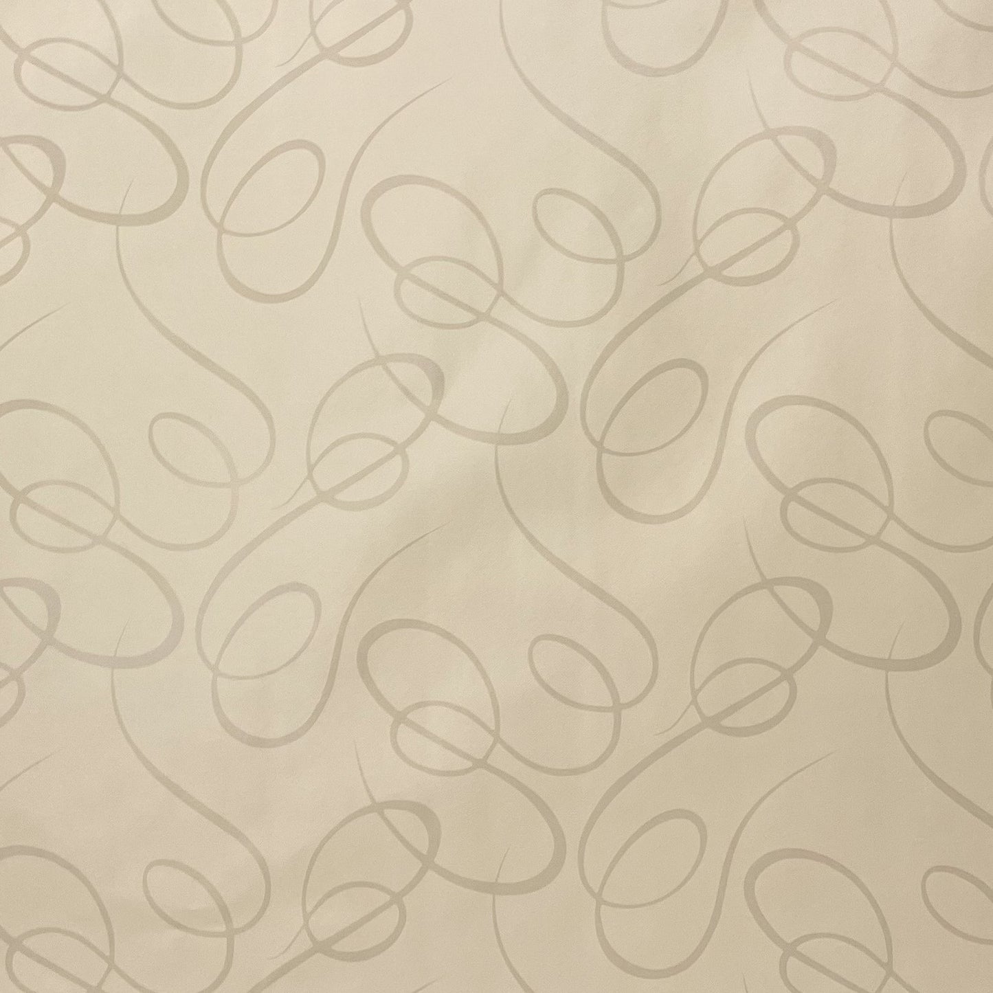 Nappe en toile cirée K150136 Ornements baroques beige crème carré rond ovale
