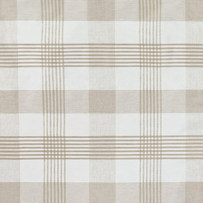 Wachstuch Tischdecke kariert beige