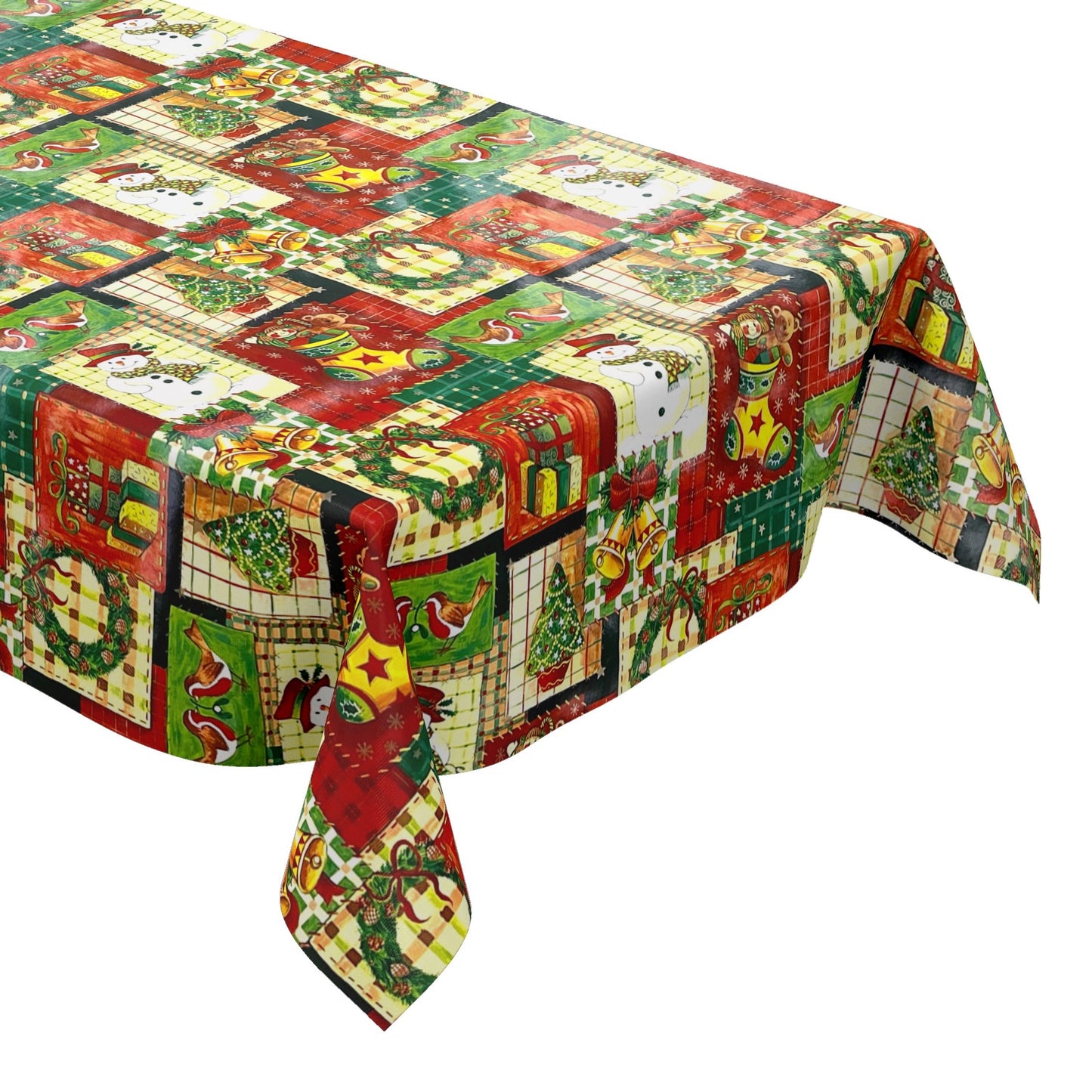 Rouleau de toile cirée Noël 01186-00 Bottes de Père Noël cadeaux rouleau marchandises
