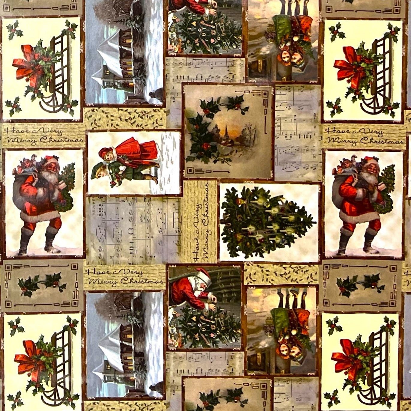 Wachstuch Rolle Weihnachten 01214-00 Christmas Kinder Rollenware
