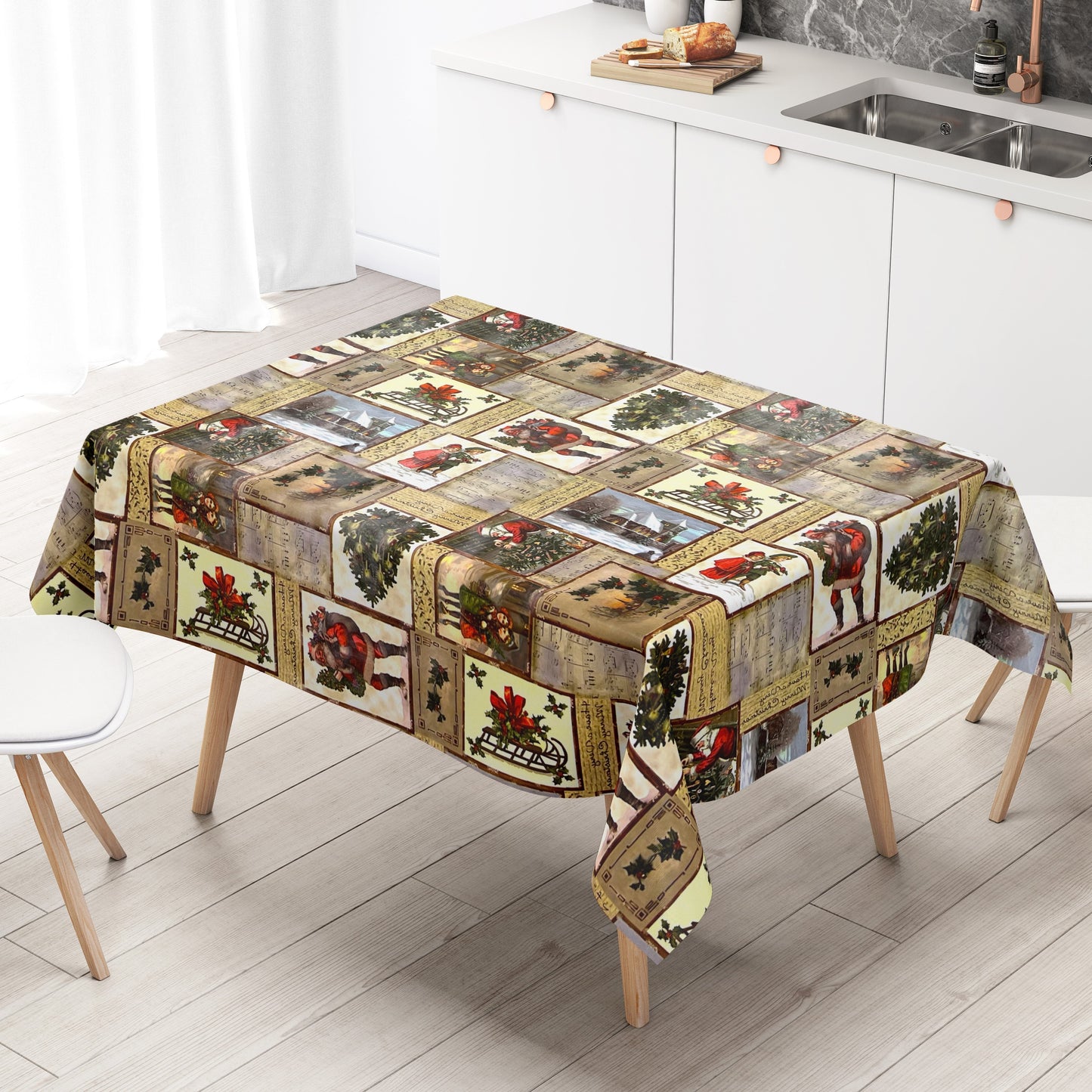 Wachstuch Rolle Weihnachten 01214-00 Christmas Kinder Rollenware