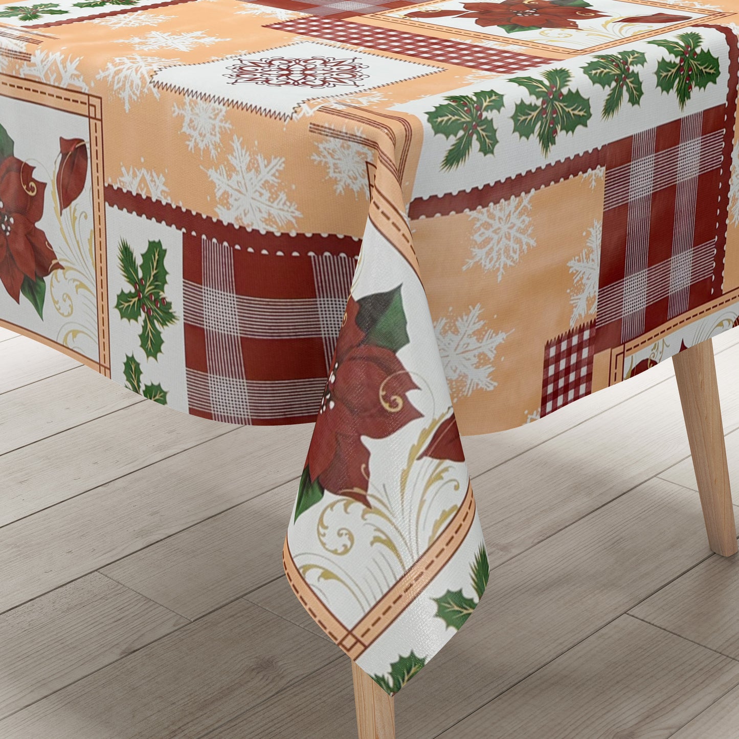Wachstuch Tischdecke Weihnachten