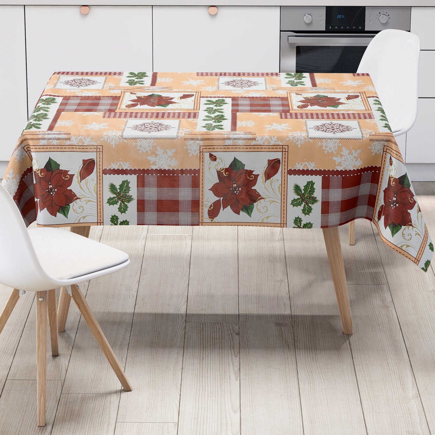 Wachstuch Tischdecke Weihnachten