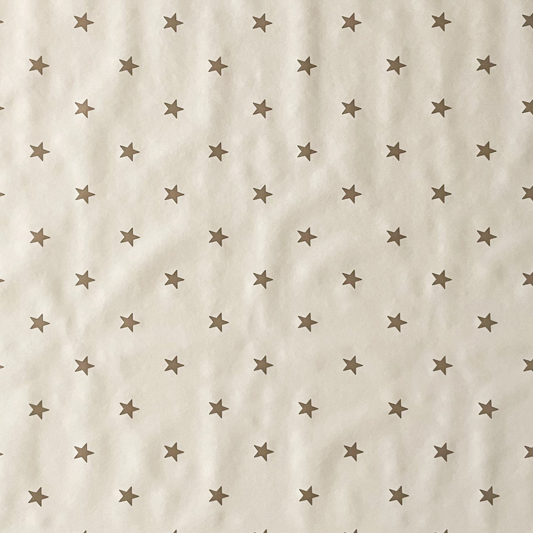 Wachstuch Tischdecke Sterne auf beige