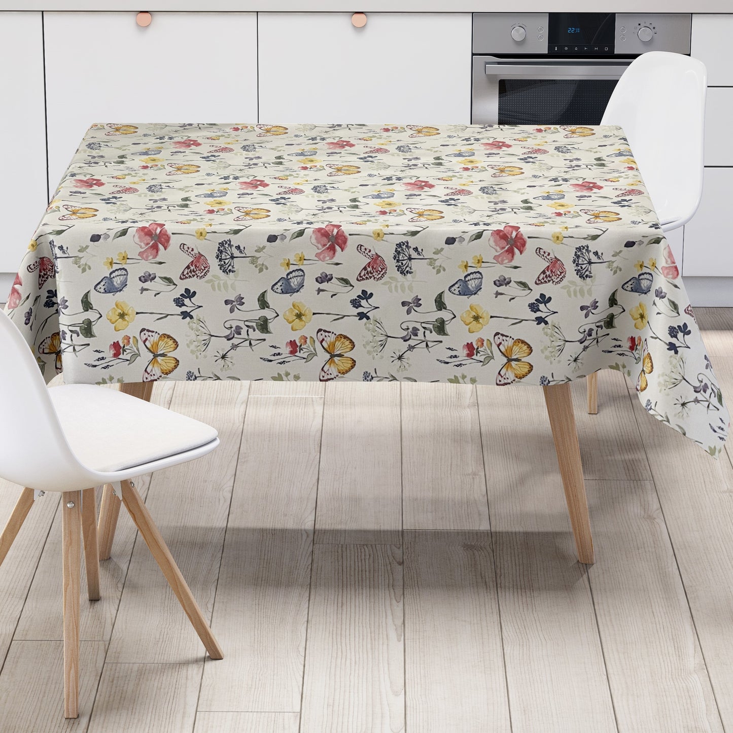Rouleau de toile cirée ARTICLE SPÉCIAL papillons fleurs floral 01431-00 rouleau marchandises
