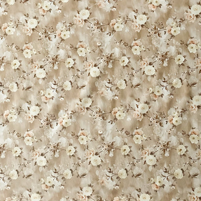Wachstuch Tischdecke Rosen braun