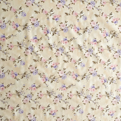 Wachstuchtischdecke beige rosen