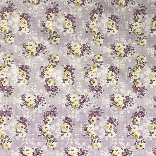 Wachstuch Rolle SONDERPOSTEN Blumen floral violet 01539-05 Rollenware