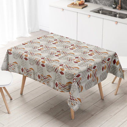 Wachstuch Tischdecke Dreieck Geometrie Abstrakt