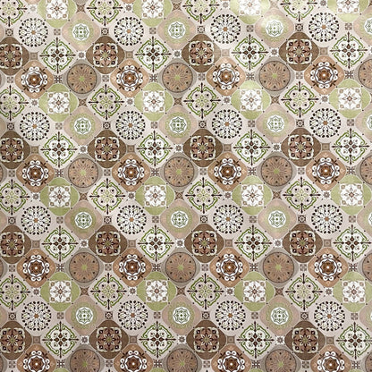 Mosaik Wachstuch Tischdecke