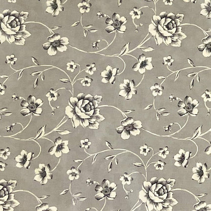Wachstuch Tischdecke Rosen grau beige