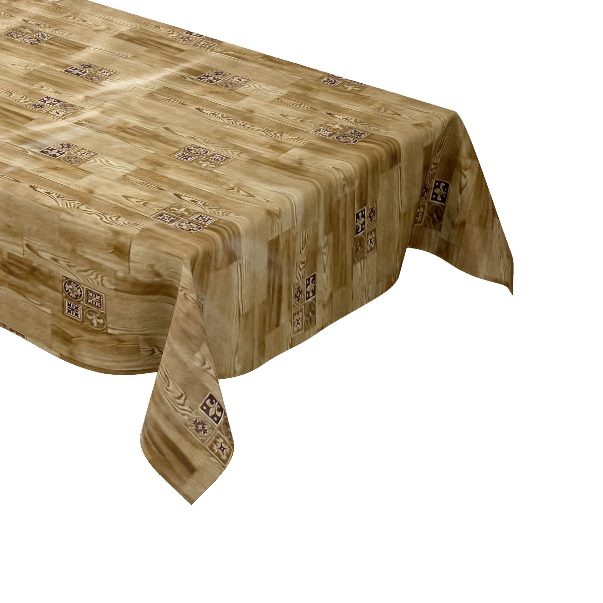 Wachstuch Tischdecke Holz Eiche 