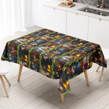 Wachstuch Tischdecke Weihnachten