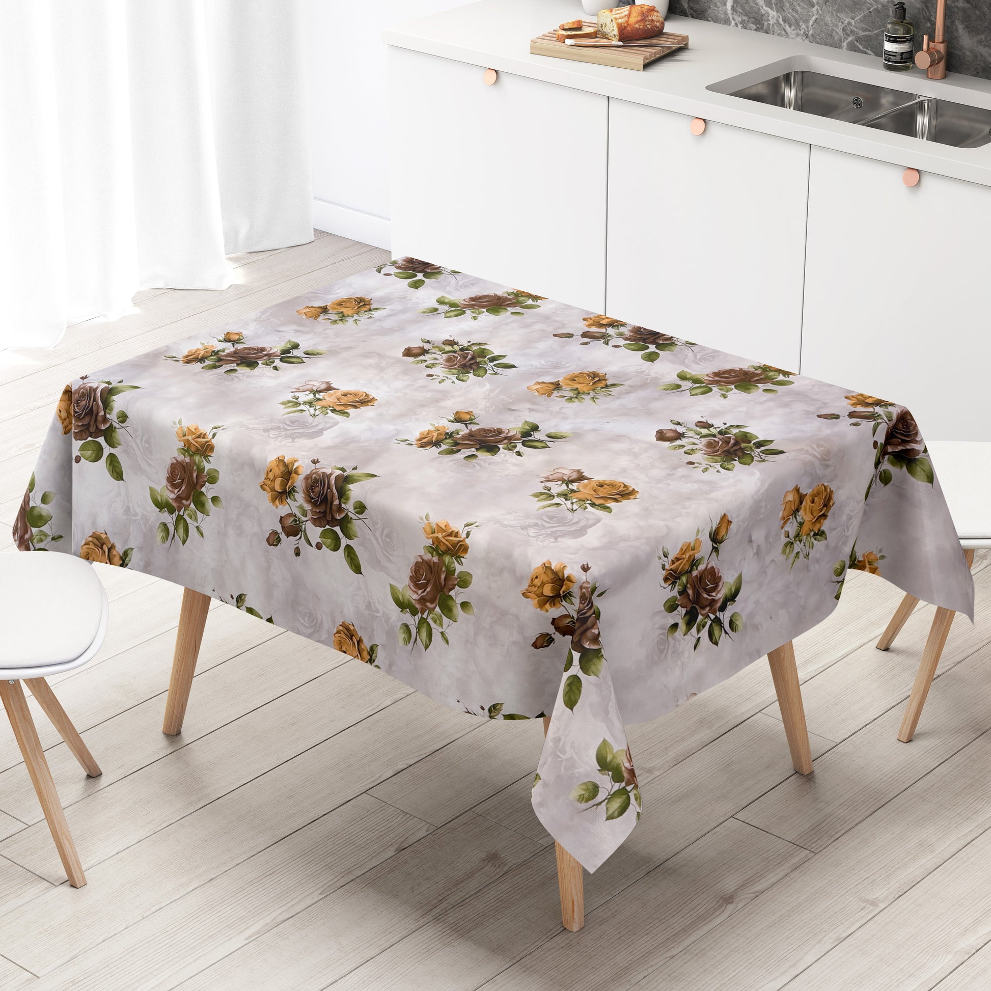 Wachstuch Tischdecke Rosen