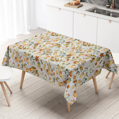 Wachstuch Tischdecke Herbst Autumnn Zitronen