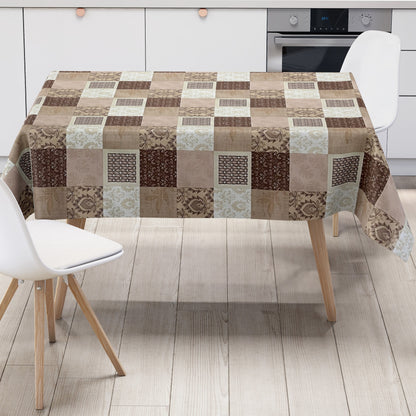 Rouleau de toile cirée ARTICLE SPÉCIAL Patchwork Baroque beige marron 06175-02 Rouleau de marchandises