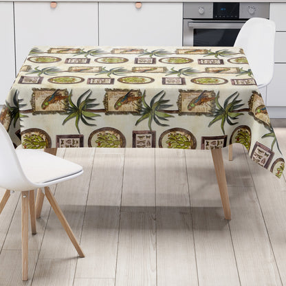 Wachstuch Tischdecke Papagei Dschungel