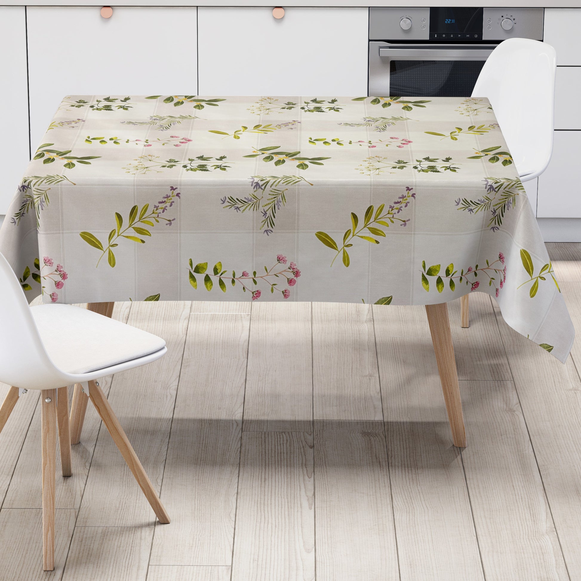 Wachstuch Tischdecke Kräuter