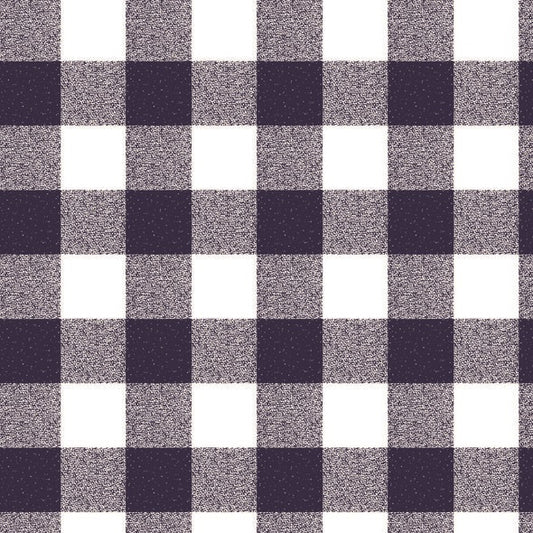 Oilcloth roll sold by the meter roll P107-2 blue large checked