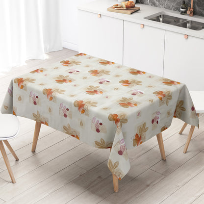 Wachstuchtischdecke Herbst Blätter Laub