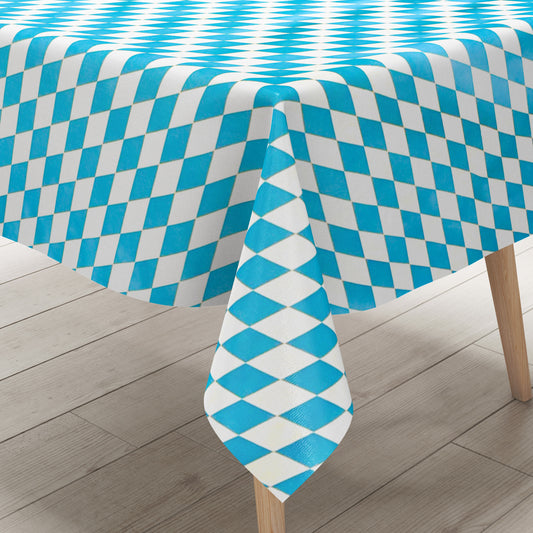 Wachstuch Tischdecke Bayerische Raute