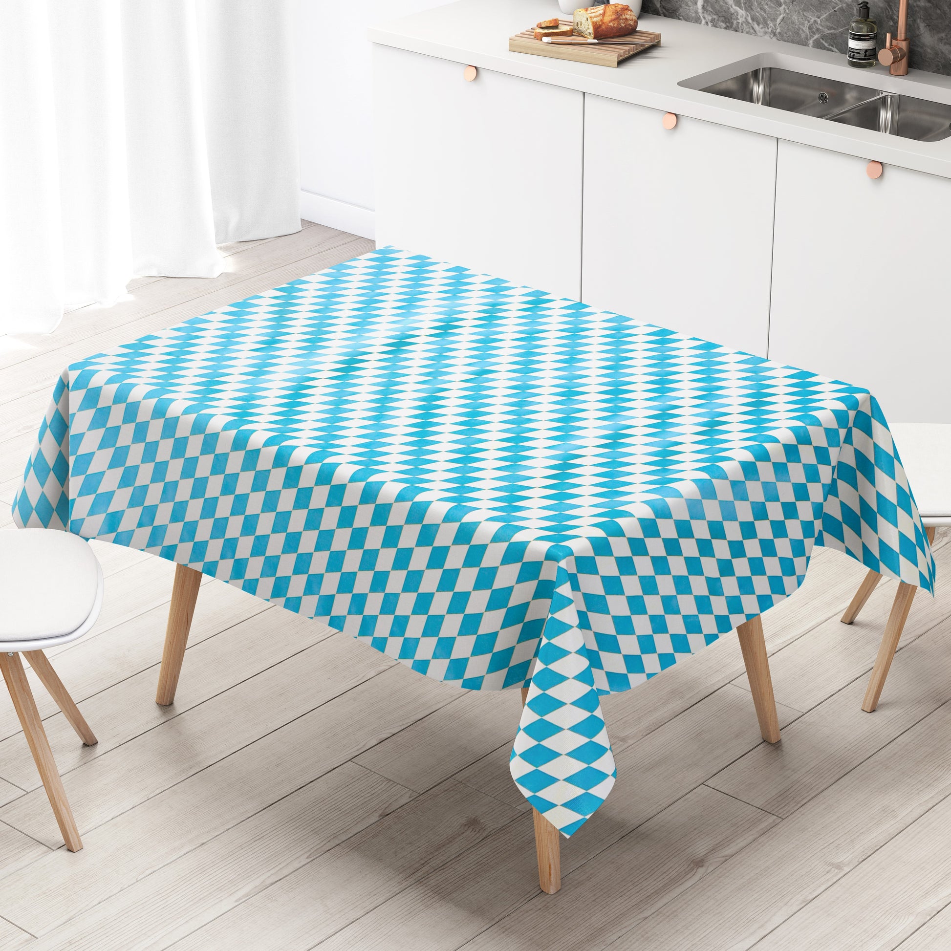 Wachstuch Tischdecke Bayerische Raute