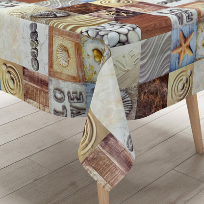 Wachstuch Tischdecke maritim