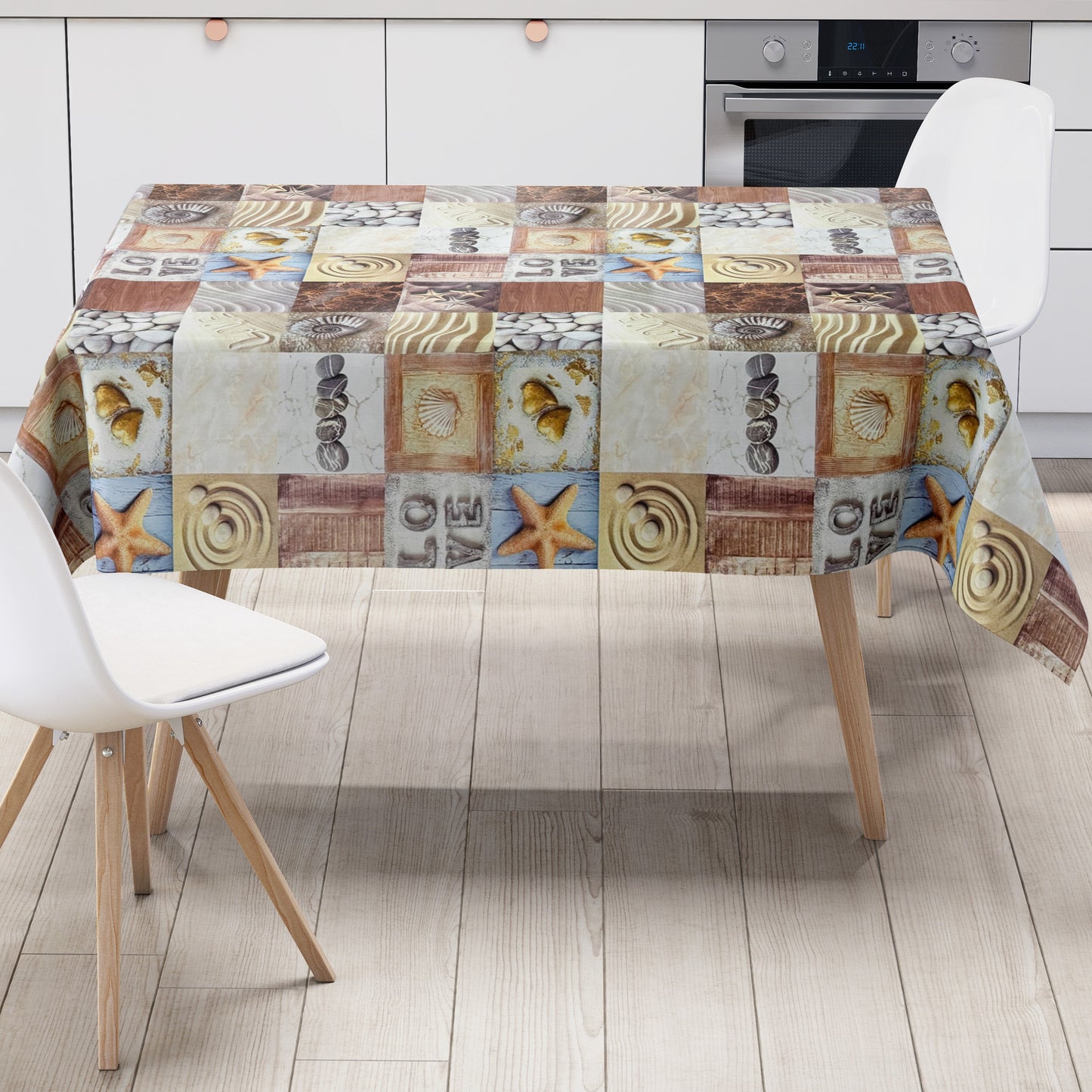 Wachstuch Tischdecke maritim