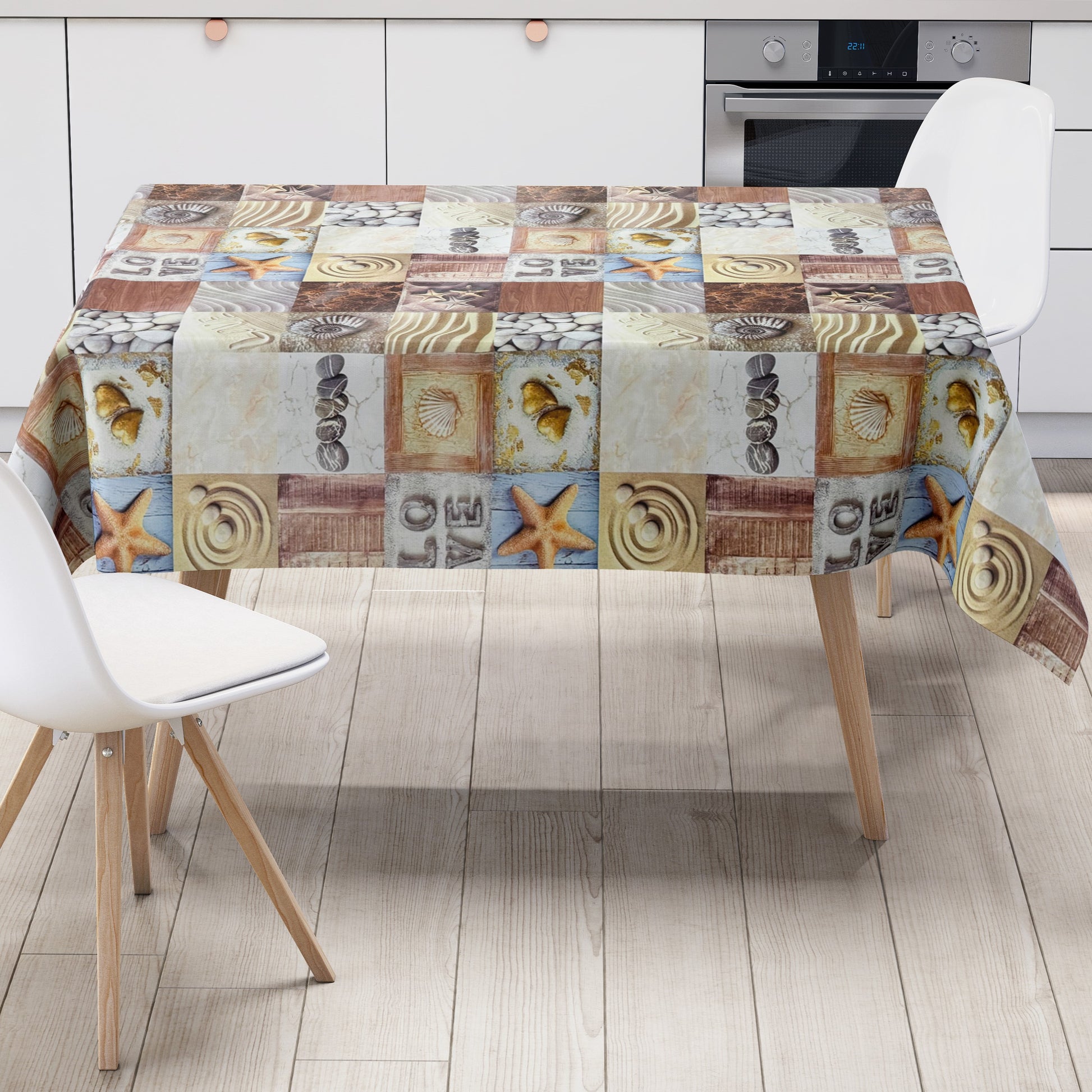 Wachstuch Tischdecke maritim