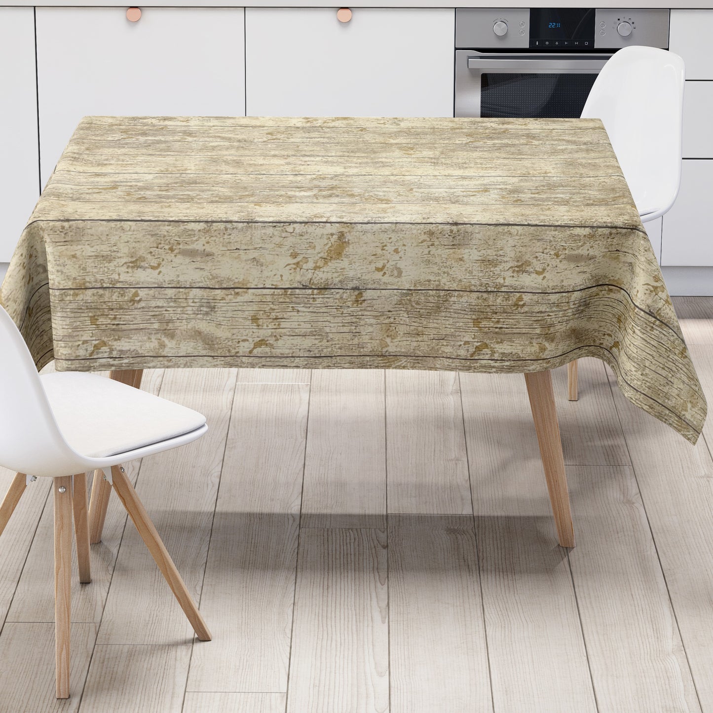 Wachstuch Tischdecke Holz Dielen