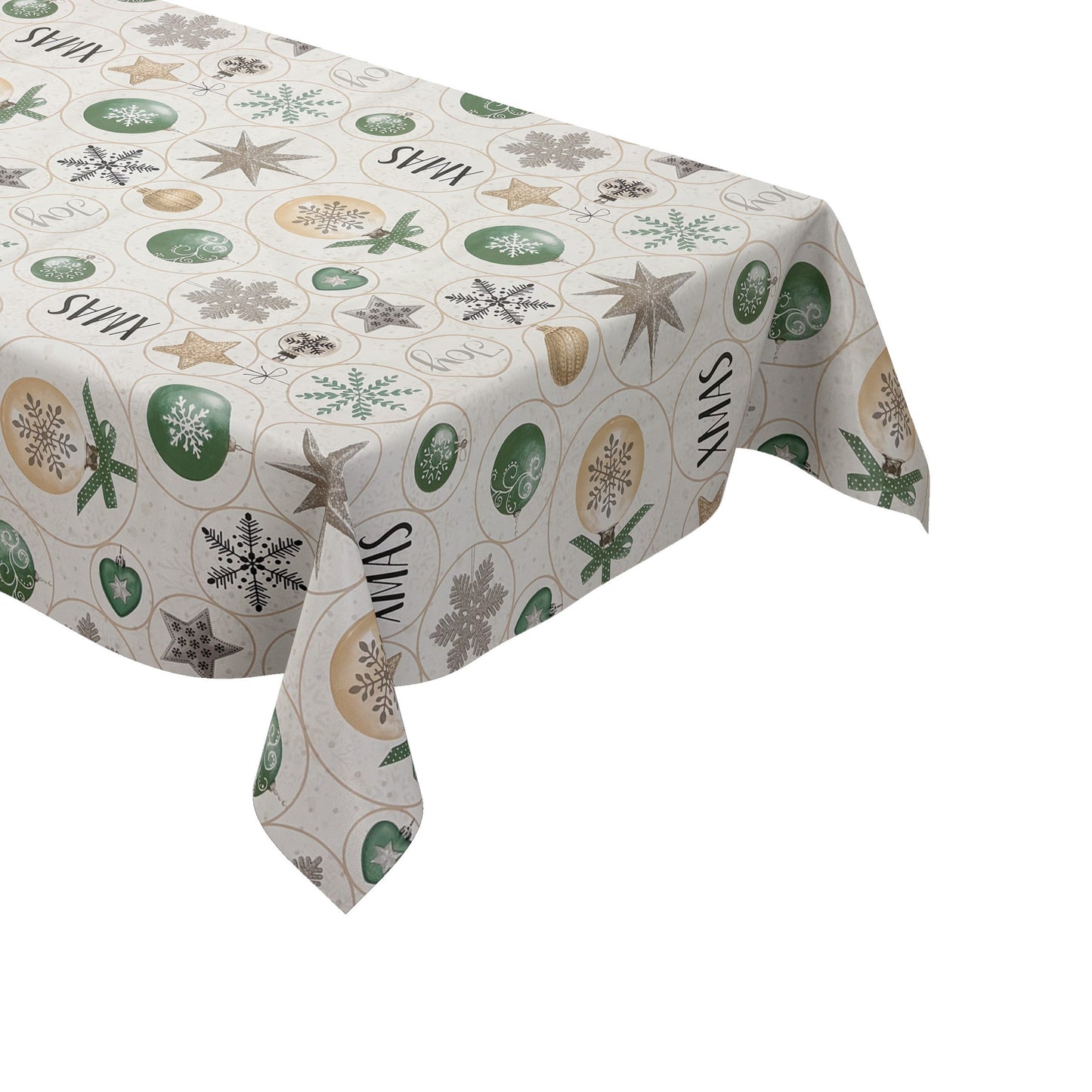 Wachstuch Tischdecke Weihnachten X_Mas Schnee