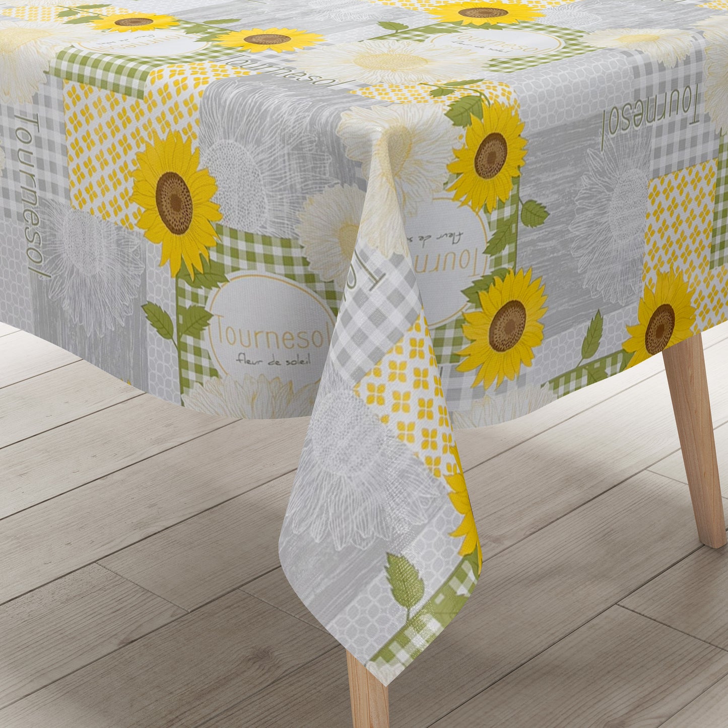 Wachstuch Tischdecke Sonnenblumen