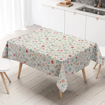 Wachstuch Tischdecke Weihanchten Tannenzweige
