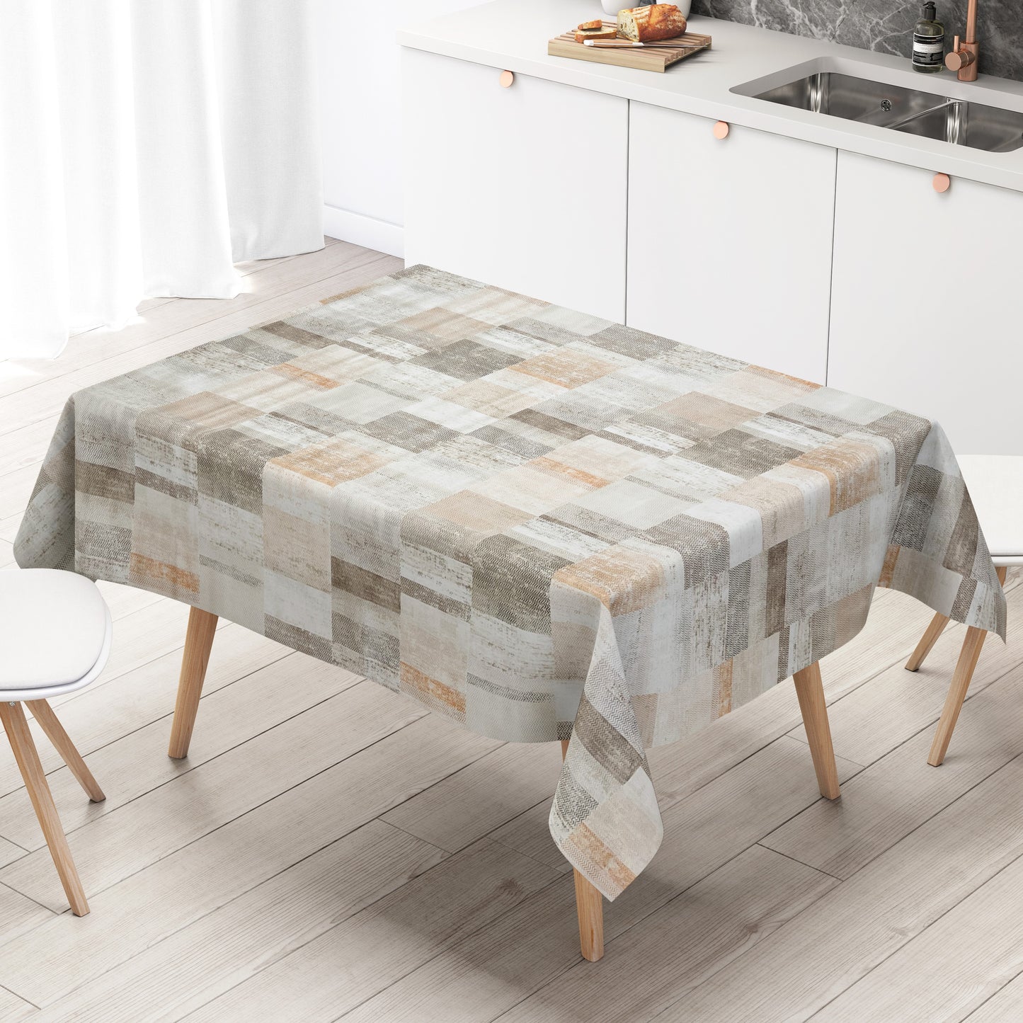 Wachstuch Tischdecke 550-4 Vintage Oldstyle eckig rund oval
