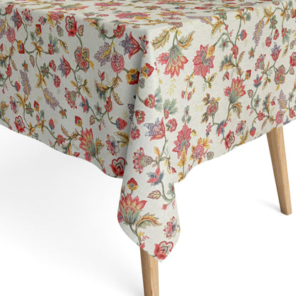 Baumwoll Tischdecke Blumenmeer
