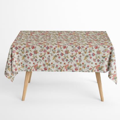 Baumwoll Tischdecke Blumenmeer