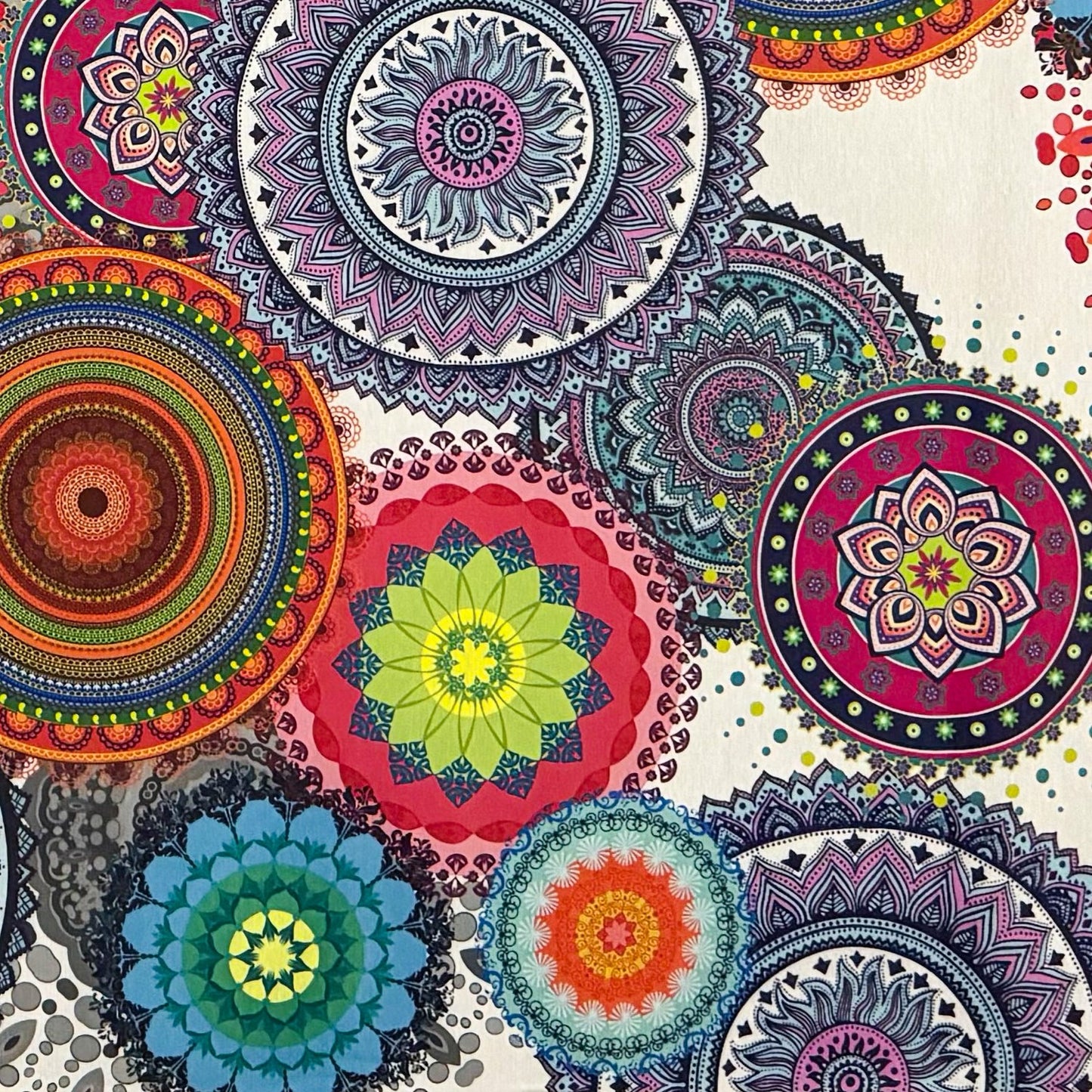 Baumwoll Tischdecke Mandala Bollywood