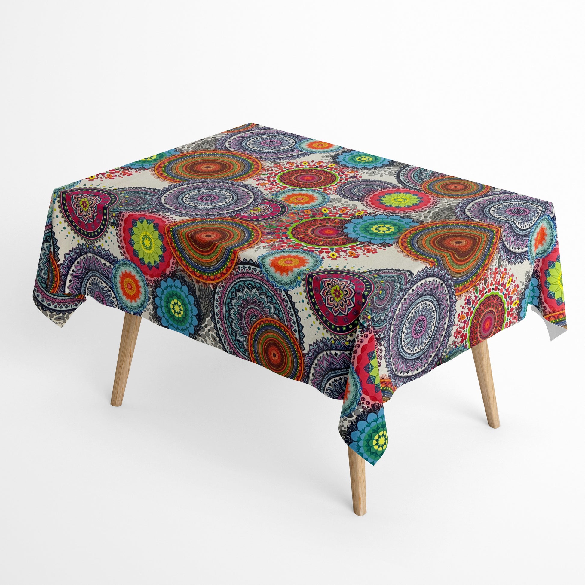 Baumwoll Tischdecke Mandala Bollywood