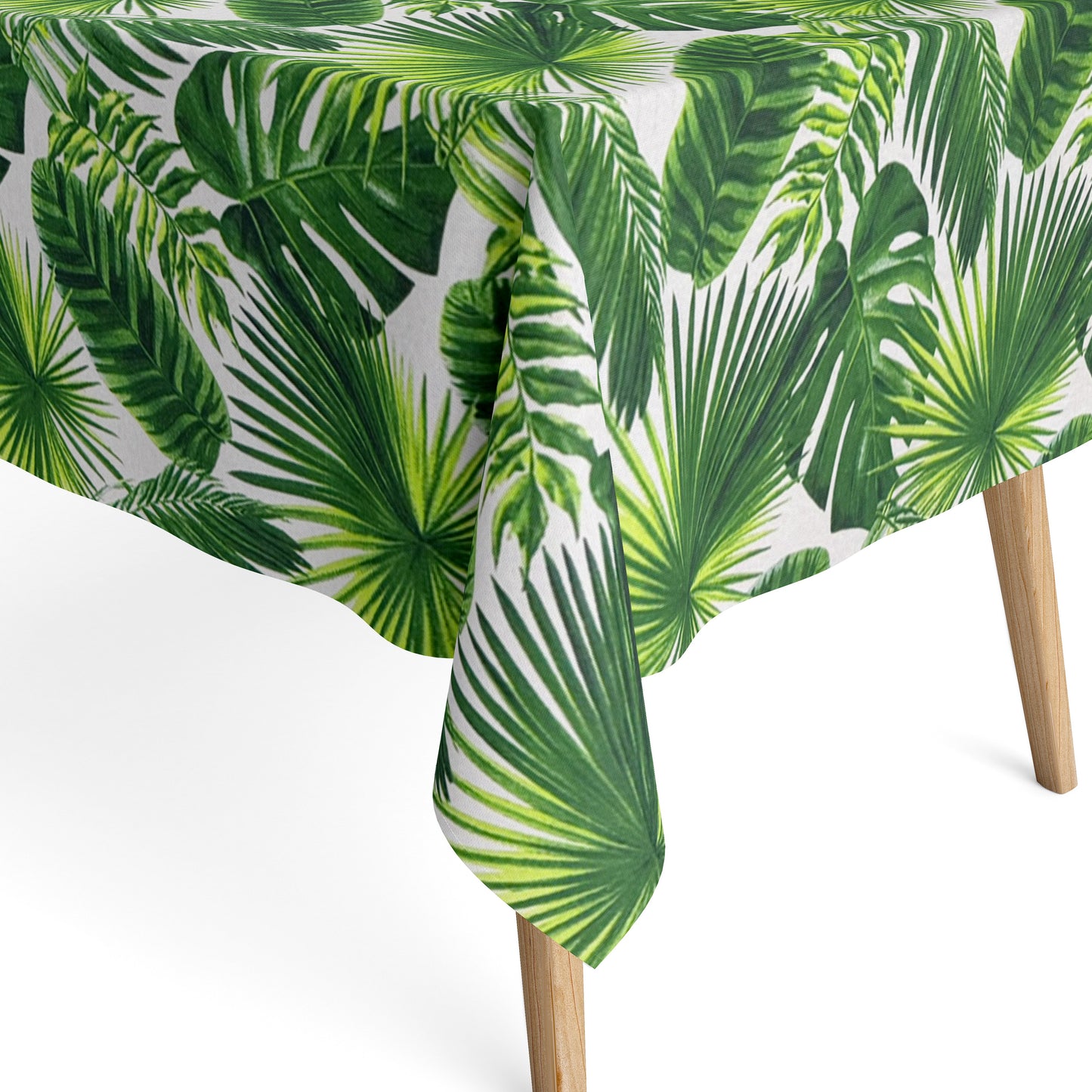 Beschichtete Baumwolle Tischdecke Dschungel Monstera