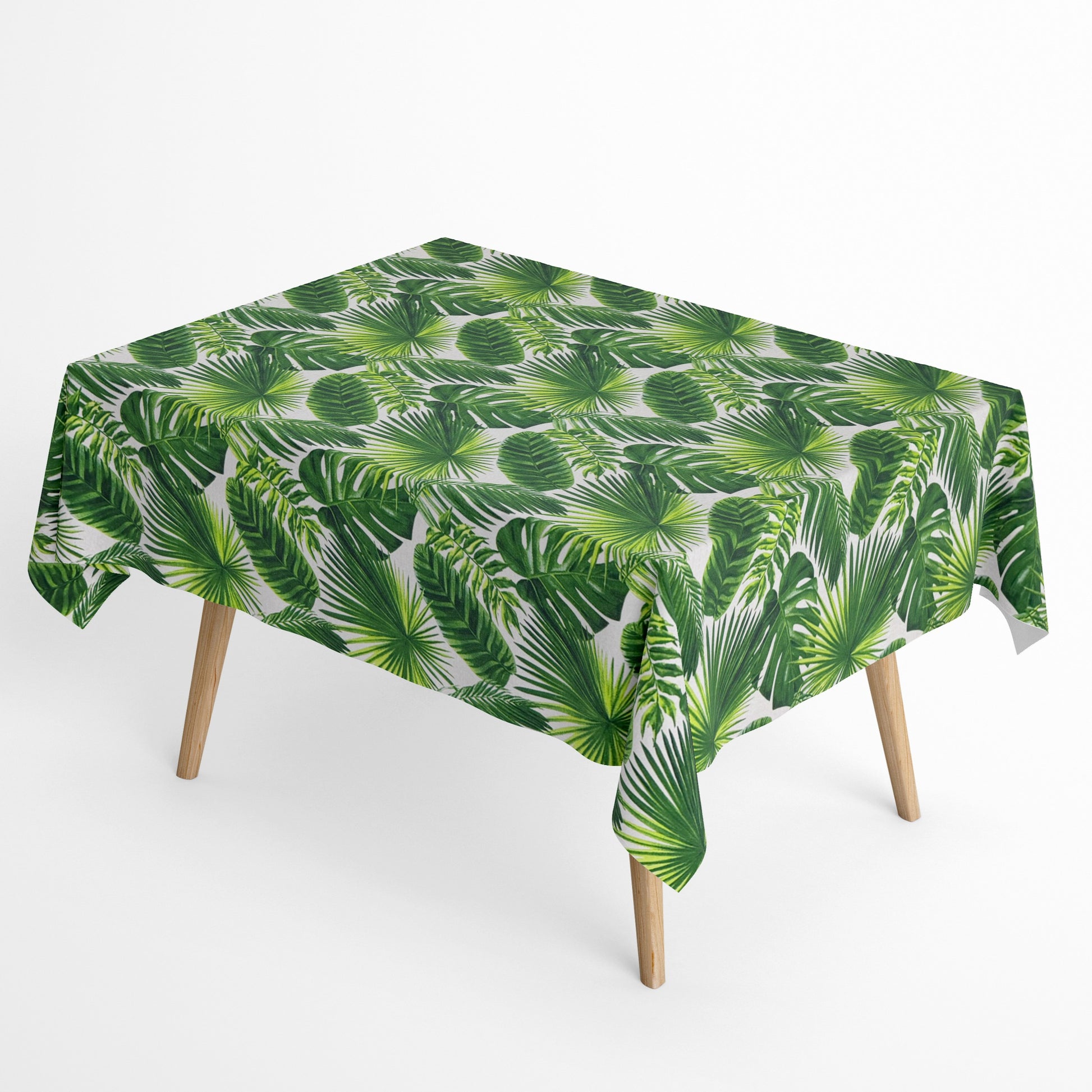 Beschichtete Baumwolle Tischdecke Dschungel Monstera