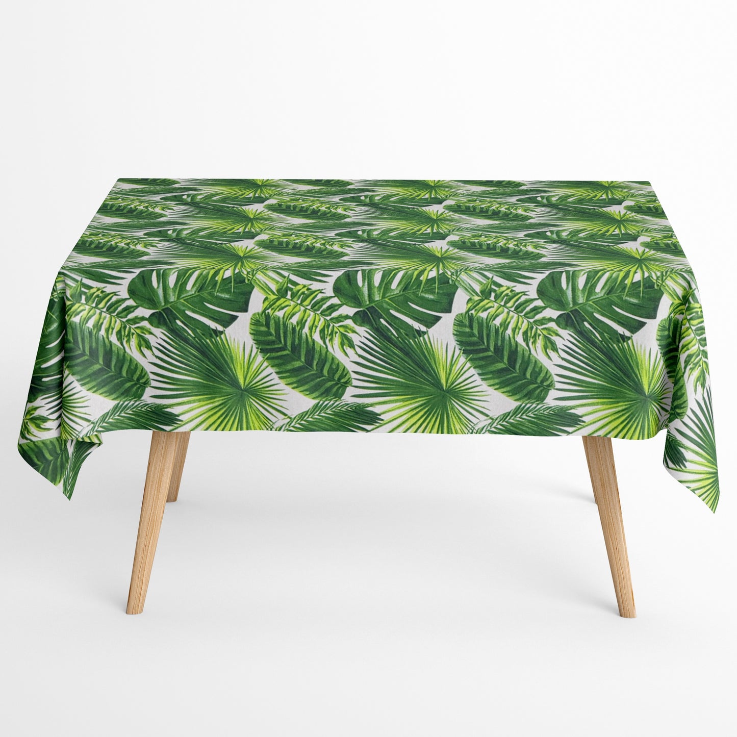 Beschichtete Baumwolle Tischdecke Dschungel Monstera