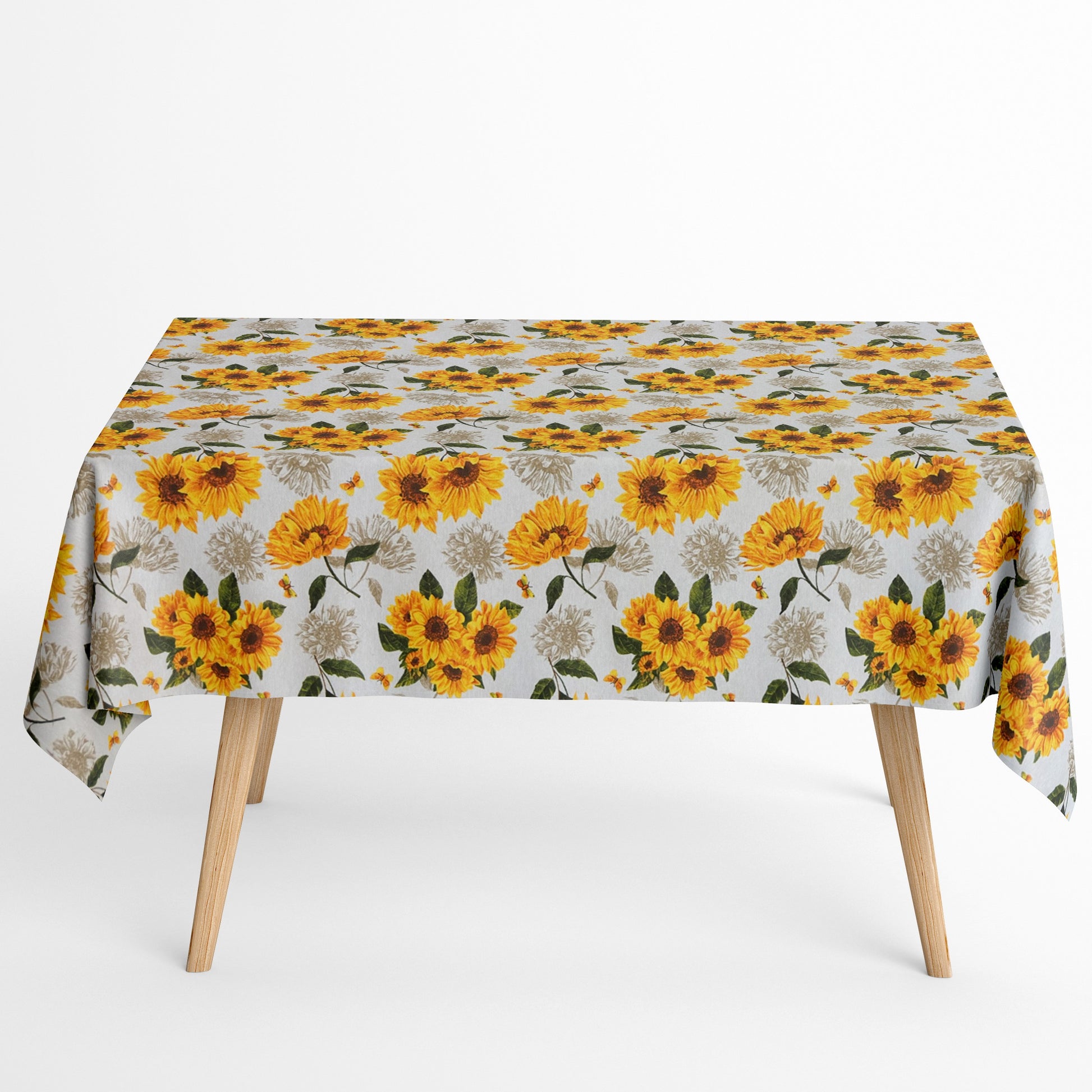 Jacquard Tischdecke Sonnenblumen