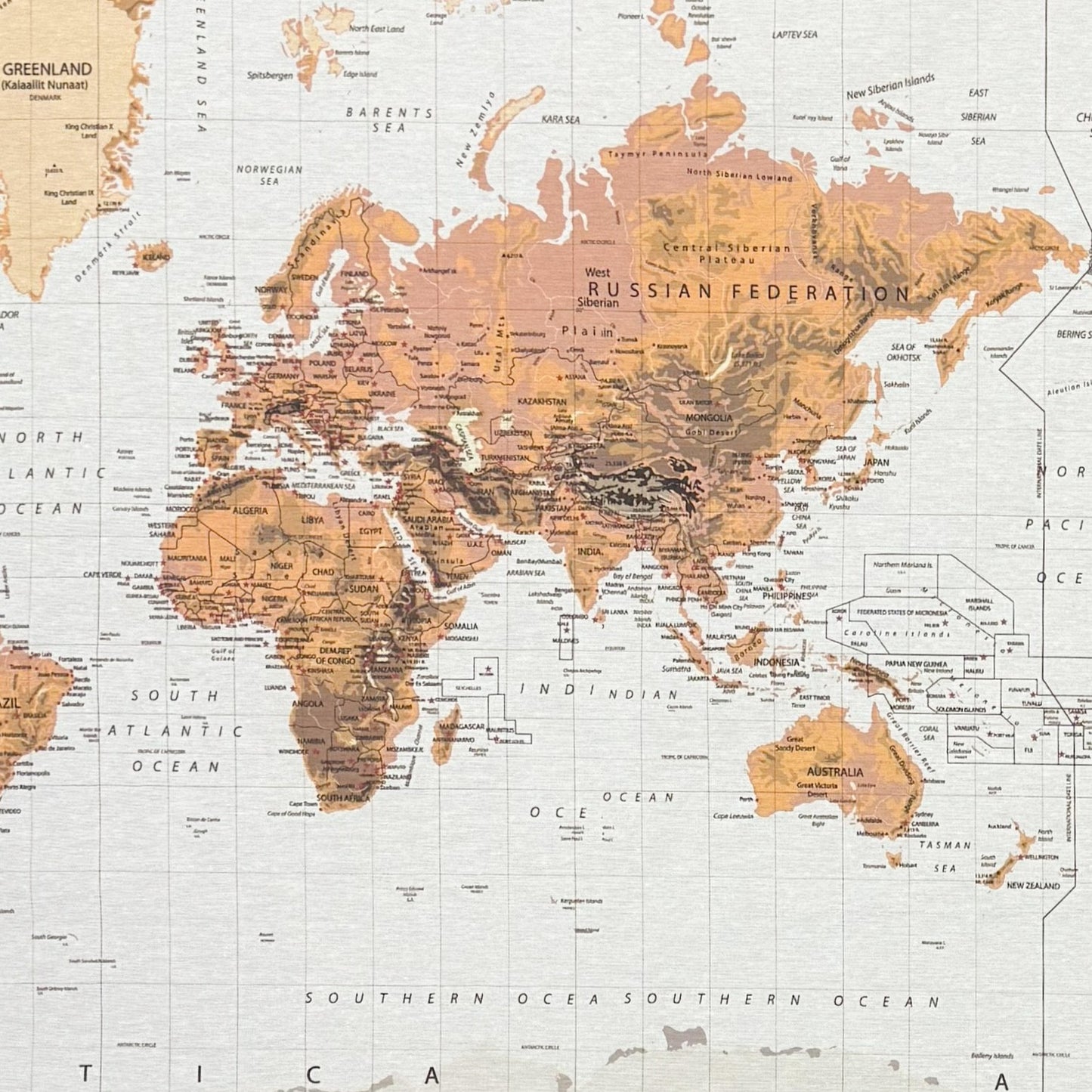 Baumwoll Tischdecke Atlas