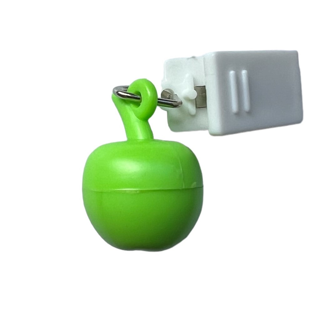 Tablecloth weight - apple with white