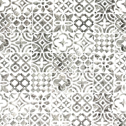 Wachstuch TIschdecke Mosaik grau
