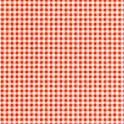 Rot-weiß kariertes Wachstuch mit gleichmäßigem Vichy-Karomuster. Die Karos sind 1,5 × 1,5 cm groß und bilden eine klassische, zeitlose Optik. Die Oberfläche wirkt glatt und gleichmäßig – ideal als Tischdecke für Küche, Garten oder Gastronomie.