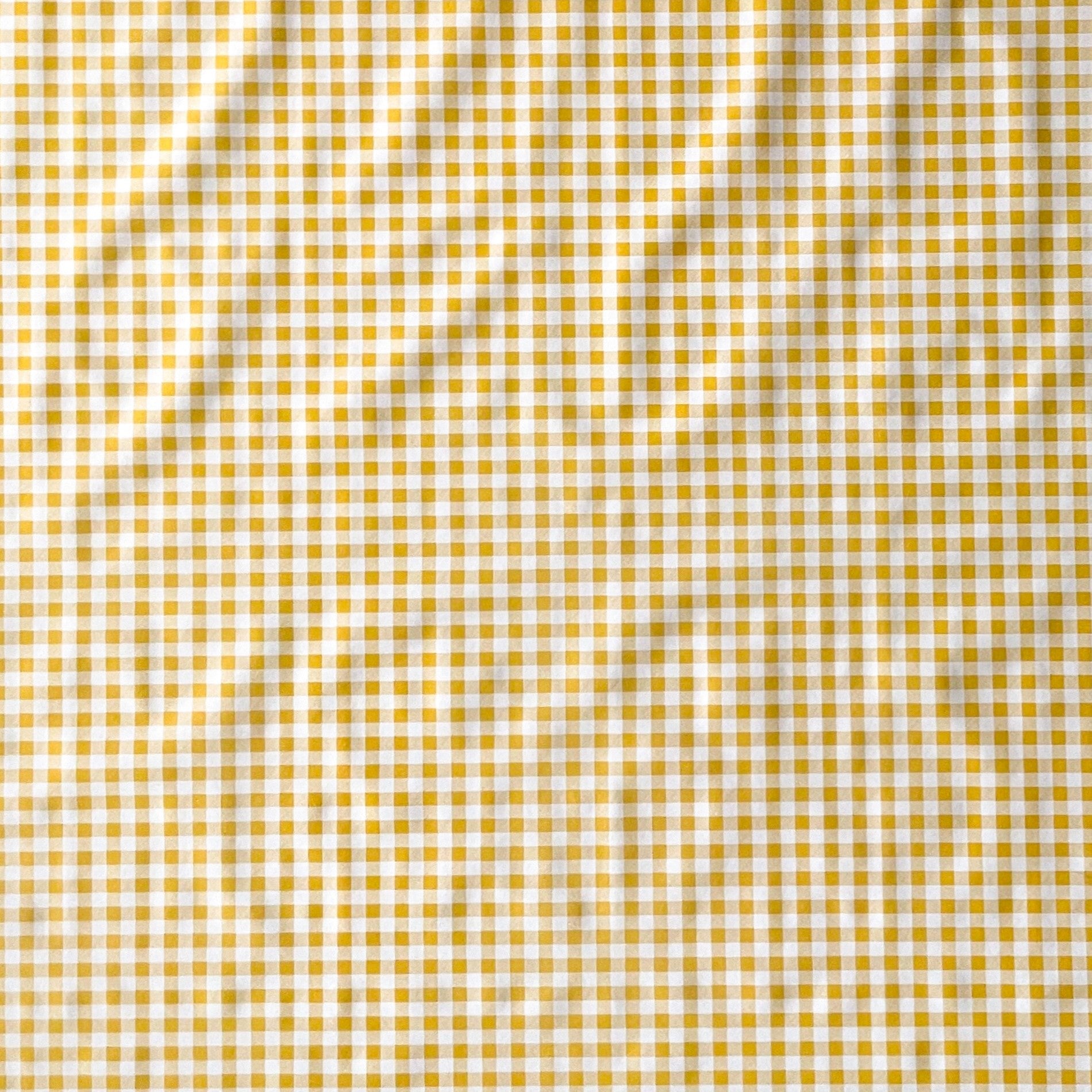 Wachstuch Tischdecke kariert gelb