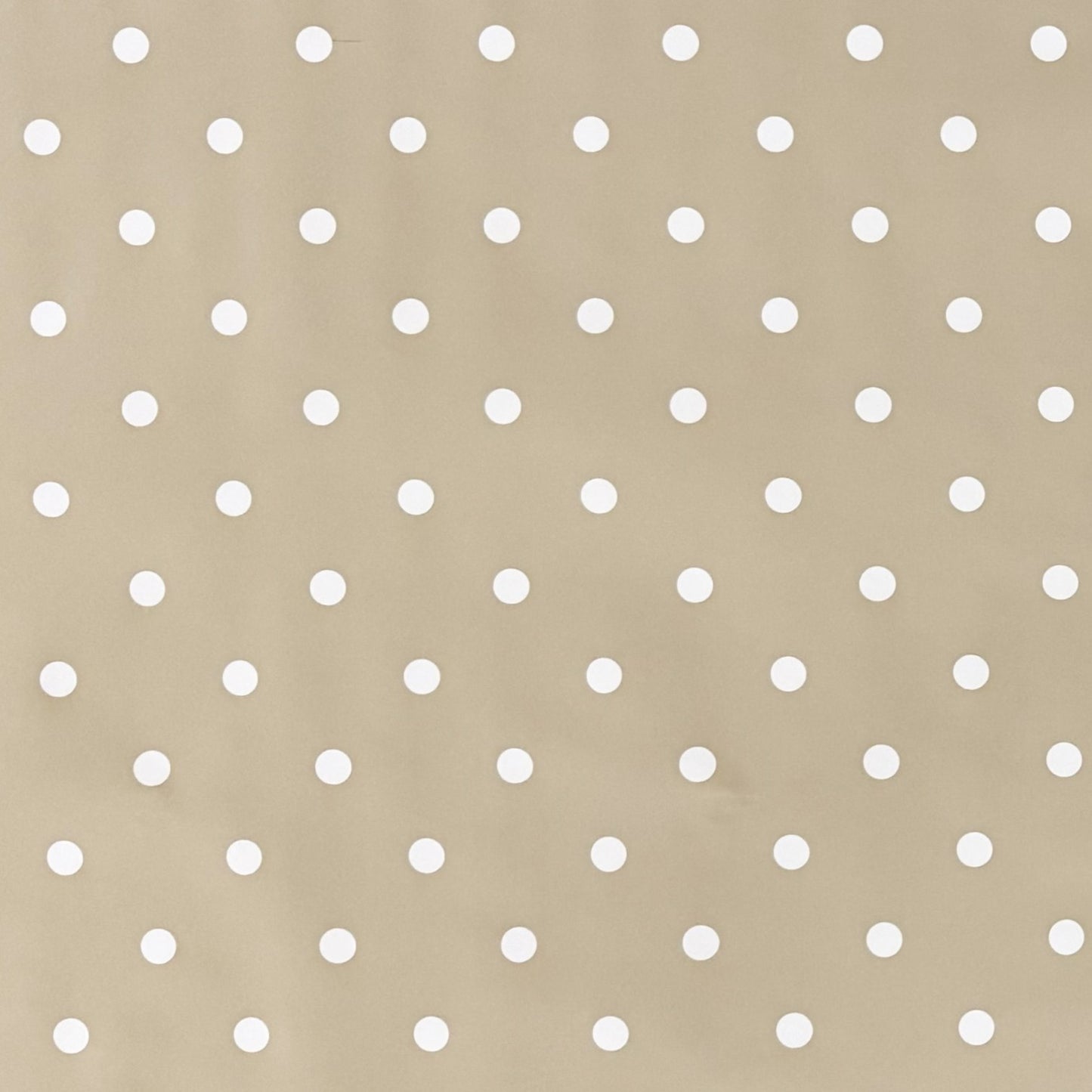 Wachstuch Tischdecke Punkte beige