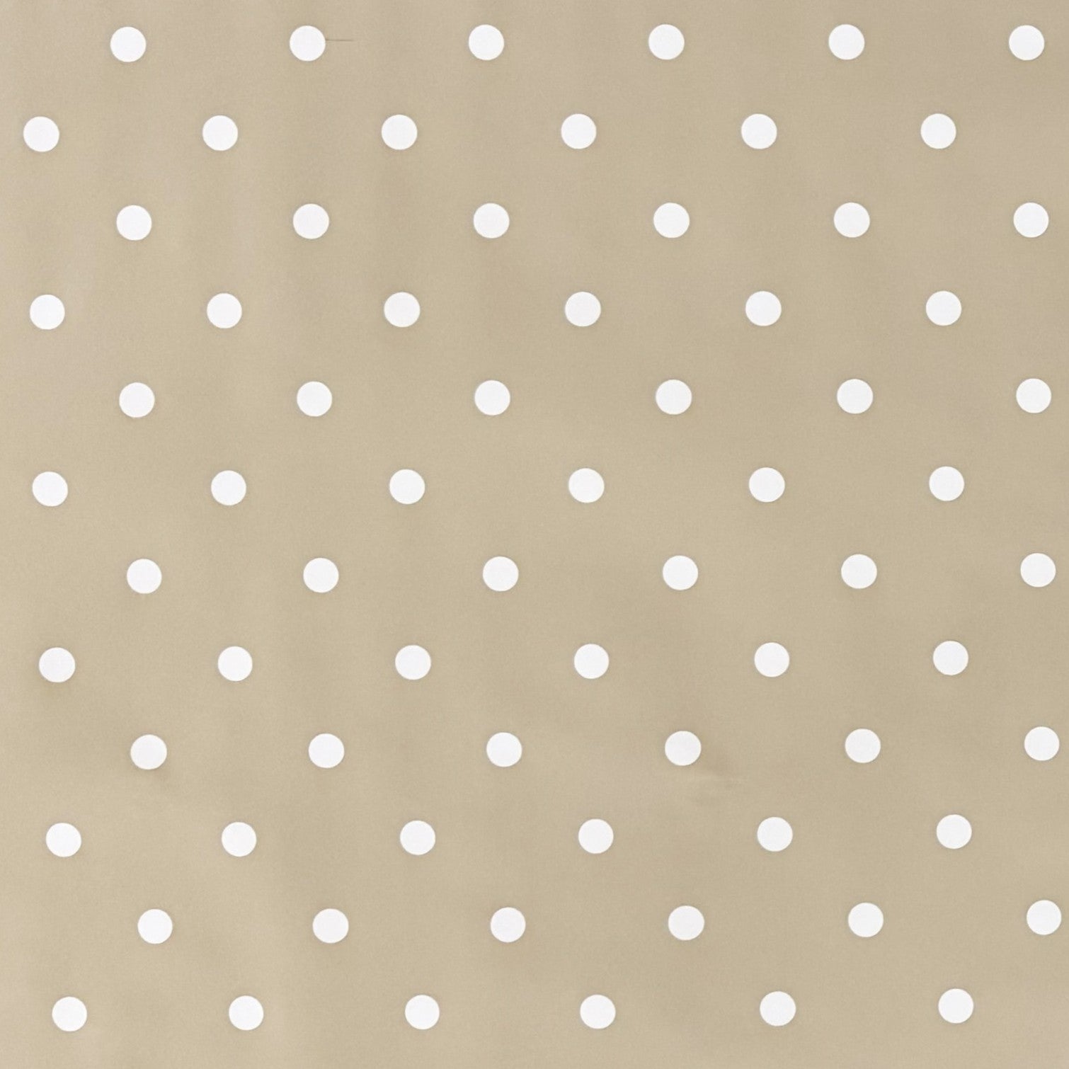 Wachstuch Tischdecke Punkte beige