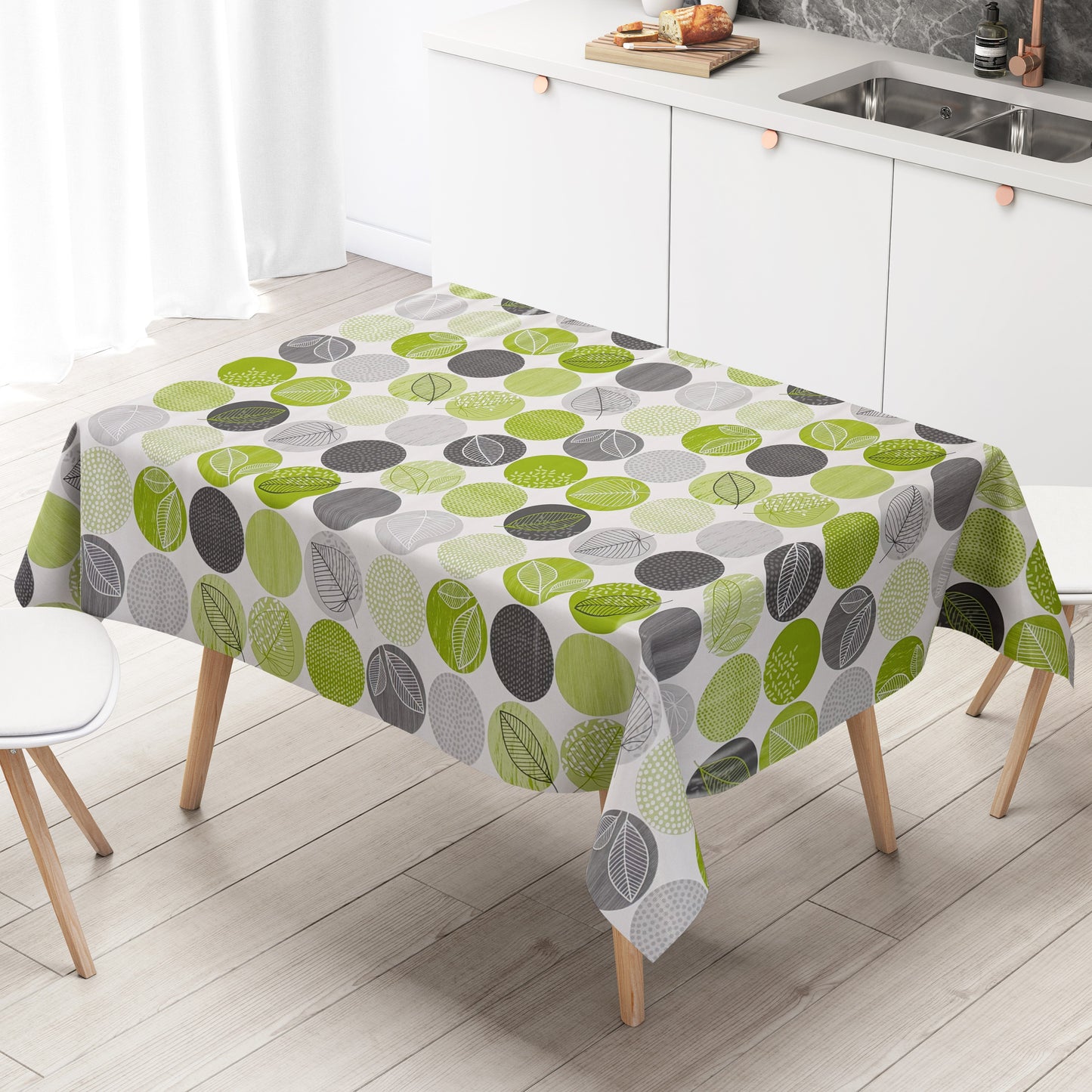 Wachstuch Tischdecke Blätter Dschungel